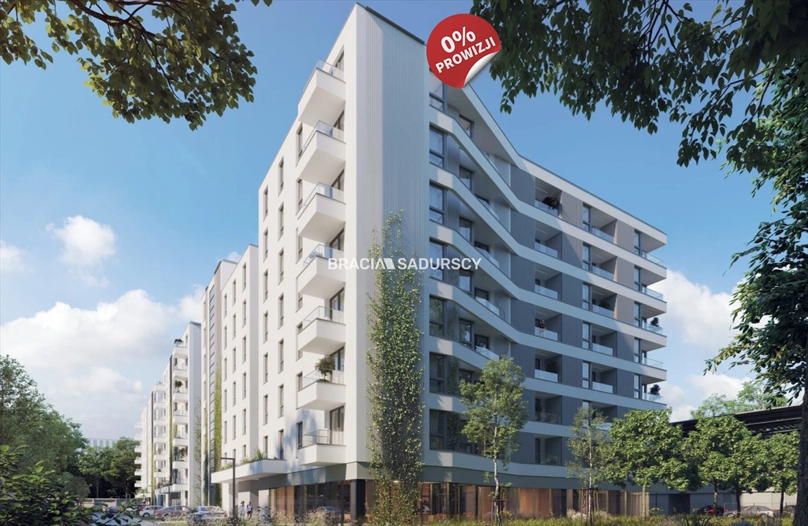 Na sprzedaż nowoczesne 2-pokojowe mieszkanie z balkonem w Krakowie Kraków, Prądnik Biały, Prądnik Biały, Imbramowska  48m2 Foto 1