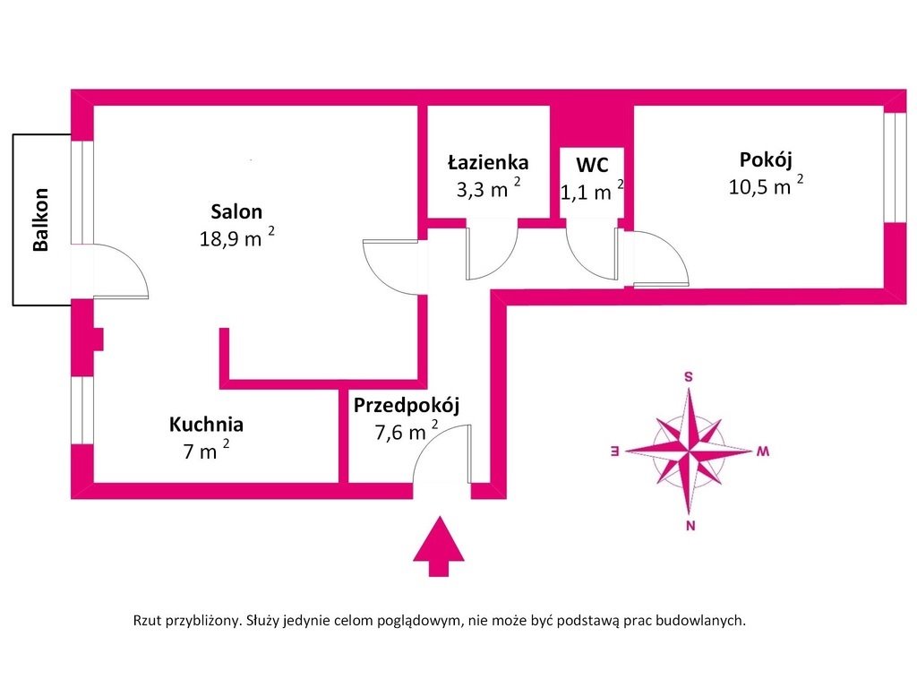 Mieszkanie dwupokojowe na sprzedaż Biała Podlaska, Kąpielowa  49m2 Foto 11