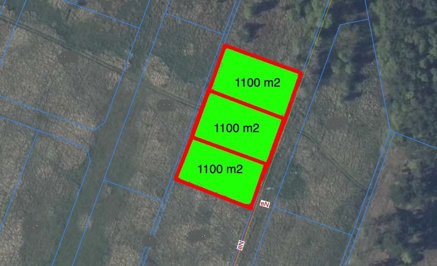 Działka 1100 m² z pozwoleniem na budowę w Niedźwiedziu Niedźwiedź  1 100m2 Foto 1