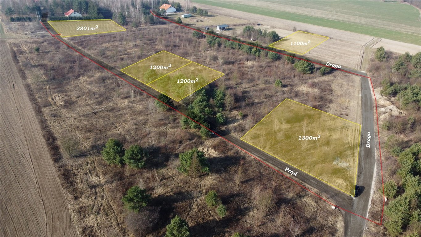 Działka 2801 m² z MPZP, las i rzeka Wkra blisko natury Szczypiorno  2 801m2 Foto 1