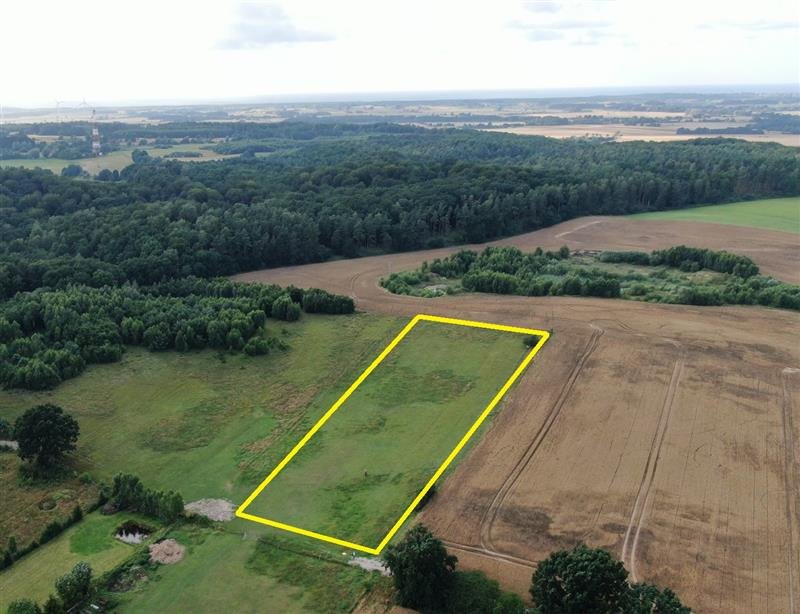 Działka rolna 9 300 m² z lasem i dostępem do mediów Karsino, Karsino  9 300m2 Foto 1