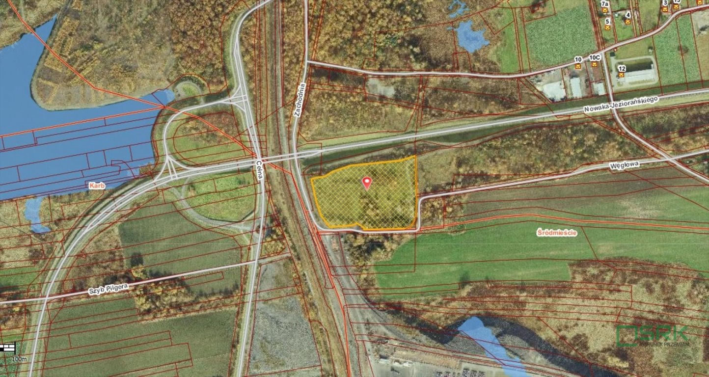 Działka inwestycyjna 28 004 m² w Bytomiu – idealna pod magazyny Bytom, Węglowa  28 004m2 Foto 1