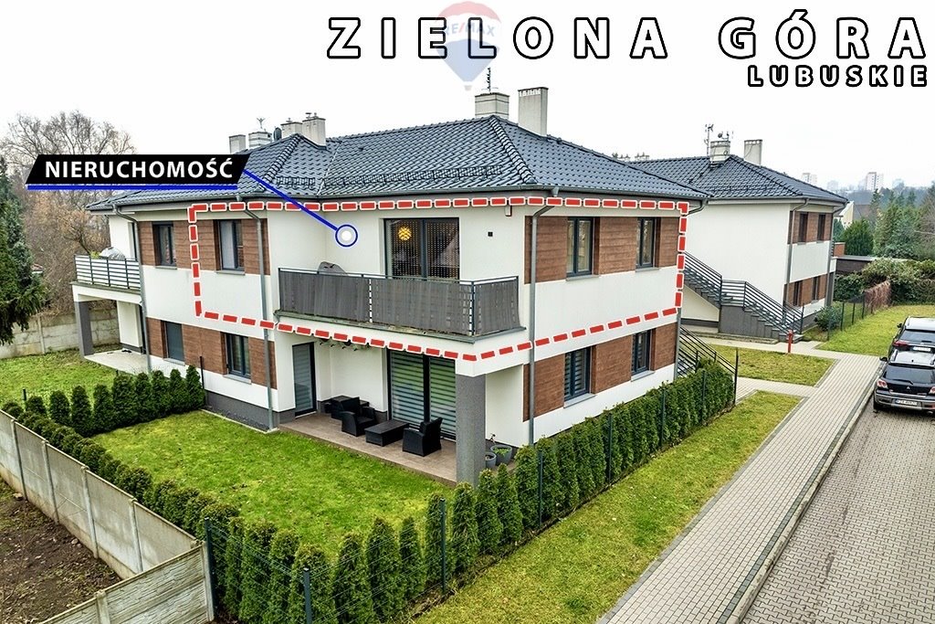 Mieszkanie trzypokojowe na sprzedaż Zielona Góra, Olchowa  82m2 Foto 2