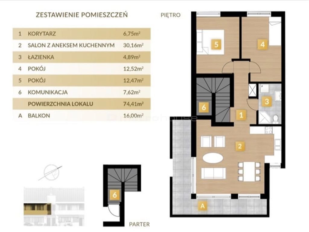 Mieszkanie trzypokojowe na sprzedaż Warszawa, Wawer, Chodzieska  74m2 Foto 19