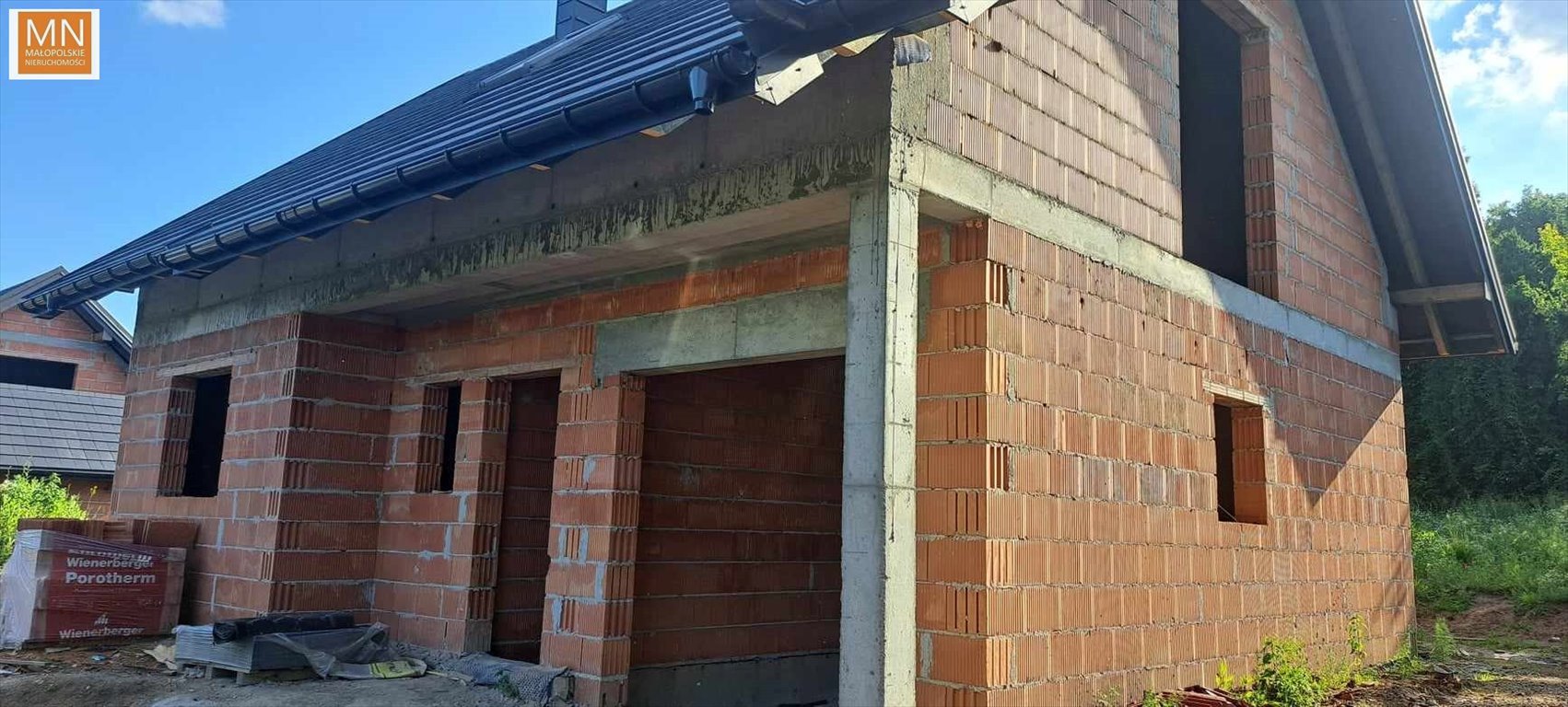 Tani dom 140 m² z garażem, stan surowy otwarty Marszowice  140m2 Foto 1