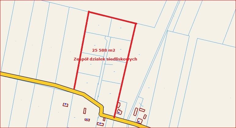 Działka rolna na sprzedaż Mokas  25 588m2 Foto 1