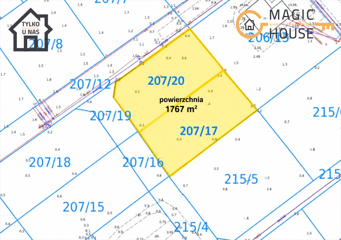 Działka 1765 m² - Wiślinka - Spokojne sąsiedztwo i dostęp do mediów Wiślinka, Szkolna  1 767m2 Foto 1