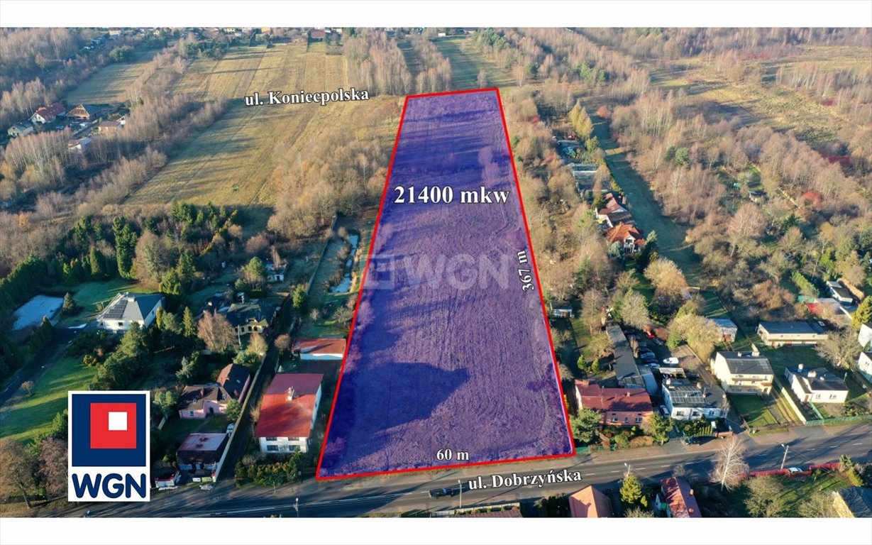 Duża działka pod osiedle w Częstochowie – 21 368 m2 Częstochowa, Lisiniec, Dobrzyńska  21 368m2 Foto 1