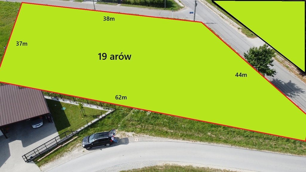 Działka 19 arów pod zabudowę w Rzeszowie, media, asfalt Rzeszów, Budziwojska  1 900m2 Foto 1