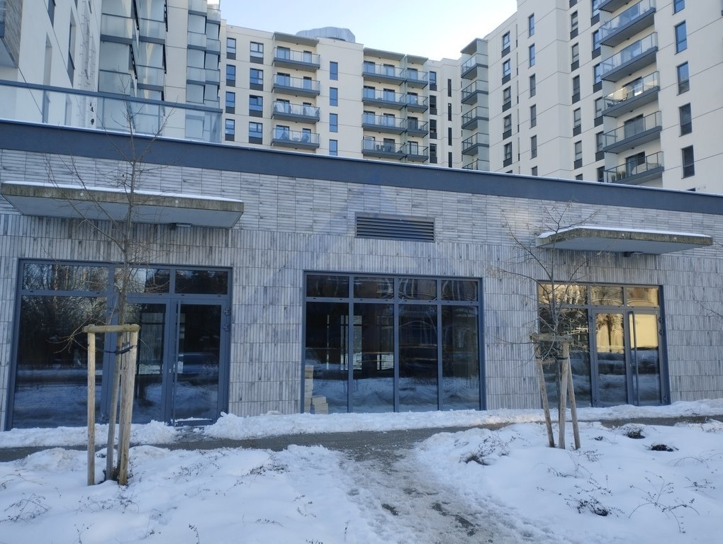 Lokal handlowy 282 m² z witrynami i wejściami, Mokotów Warszawa, Mokotów, Sadyba, Nałęczowska  283m2 Foto 1