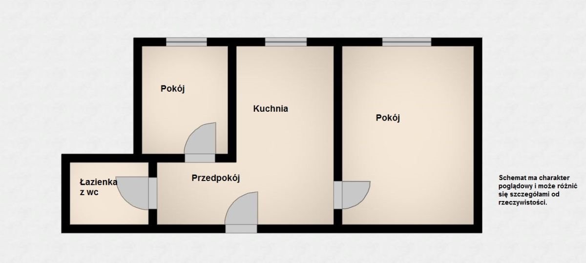 Mieszkanie dwupokojowe na sprzedaż Wałbrzych, Biały Kamień  55m2 Foto 13