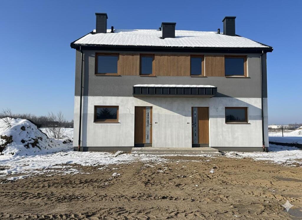 Nowoczesny dom 82,92 m² z ogrzewaniem podłogowym i tarasem Zaczernie  83m2 Foto 1