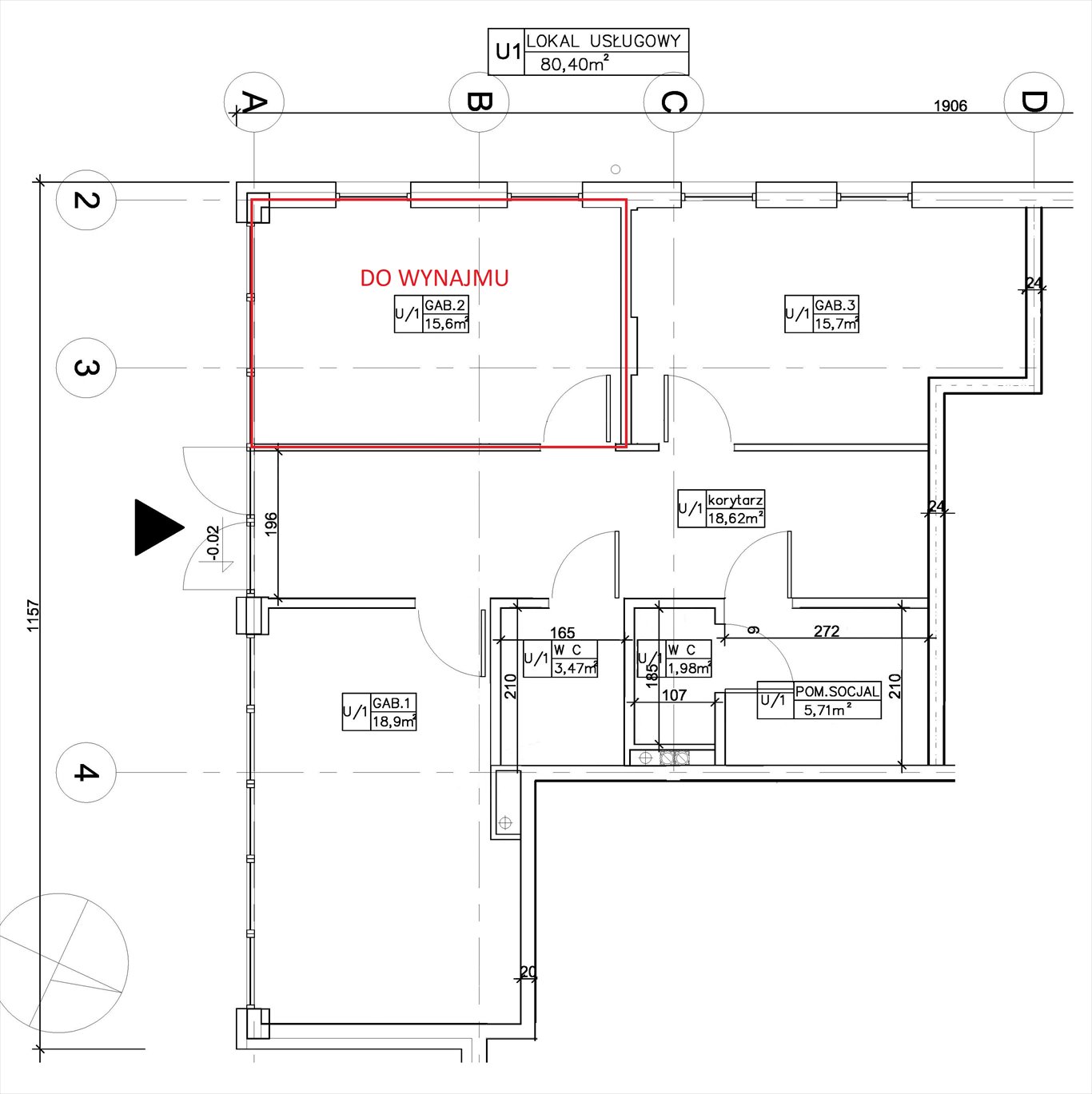 Lokal użytkowy na wynajem gdyni, działki Leśne, Szczecińska 20  80m2 Foto 8