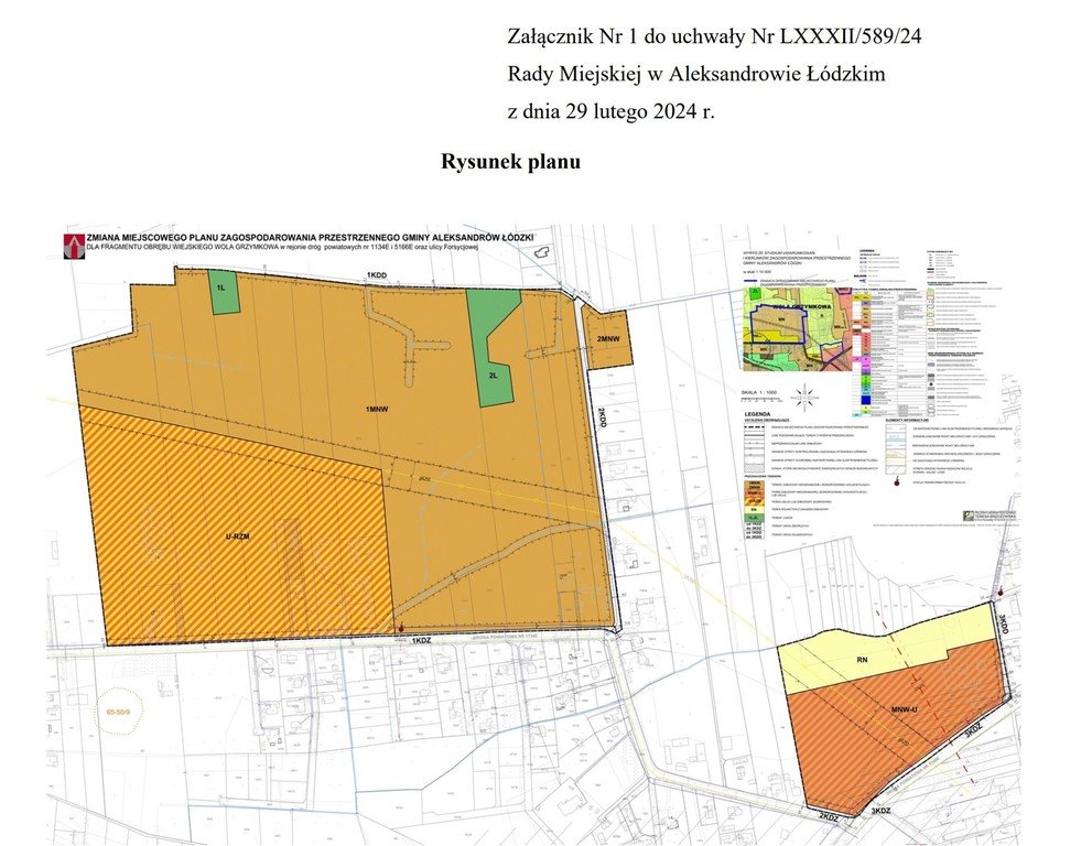 Działka inwestycyjna na sprzedaż Grunwald  21 129m2 Foto 5