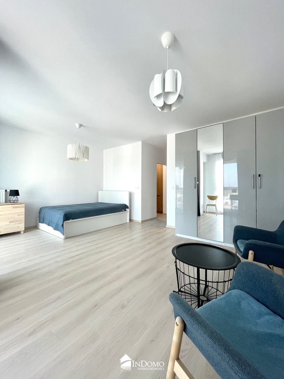 Stylowa kawalerka z balkonem na 9 piętrze w nowoczesnym apartamentowcu Łódź  35m2 Foto 1