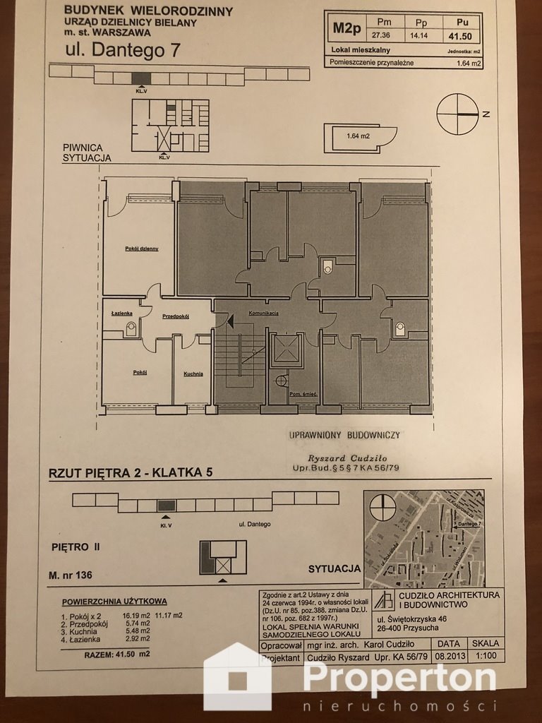 Mieszkanie dwupokojowe na sprzedaż Warszawa, Bielany, Wawrzyszew, Dantego Alighieri  42m2 Foto 9