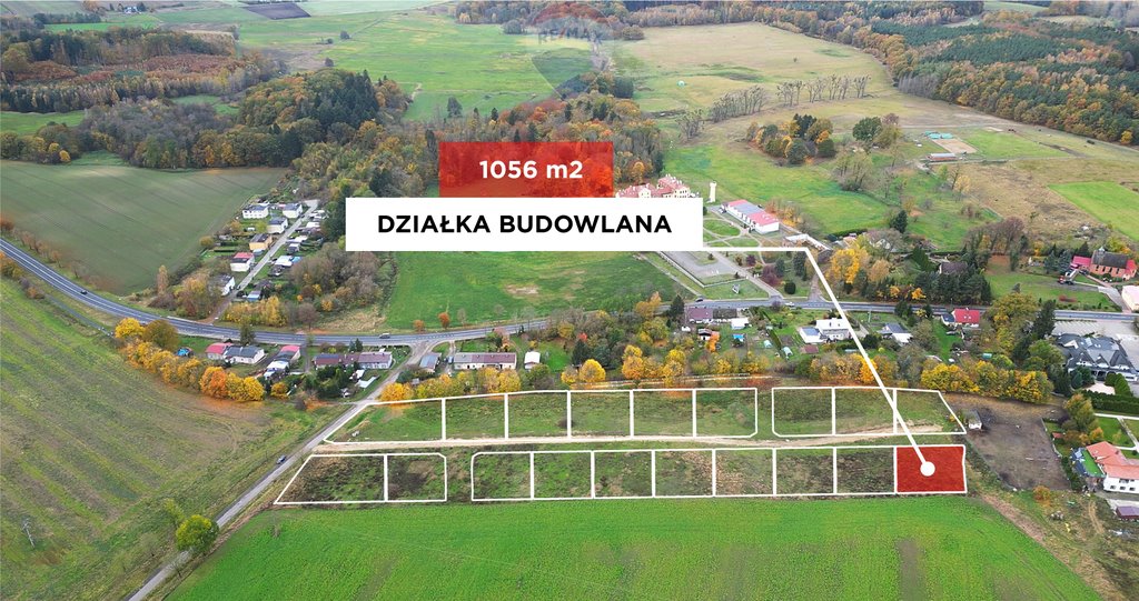 Działka budowlana na sprzedaż Rymań, Koszalińska  1 056m2 Foto 1