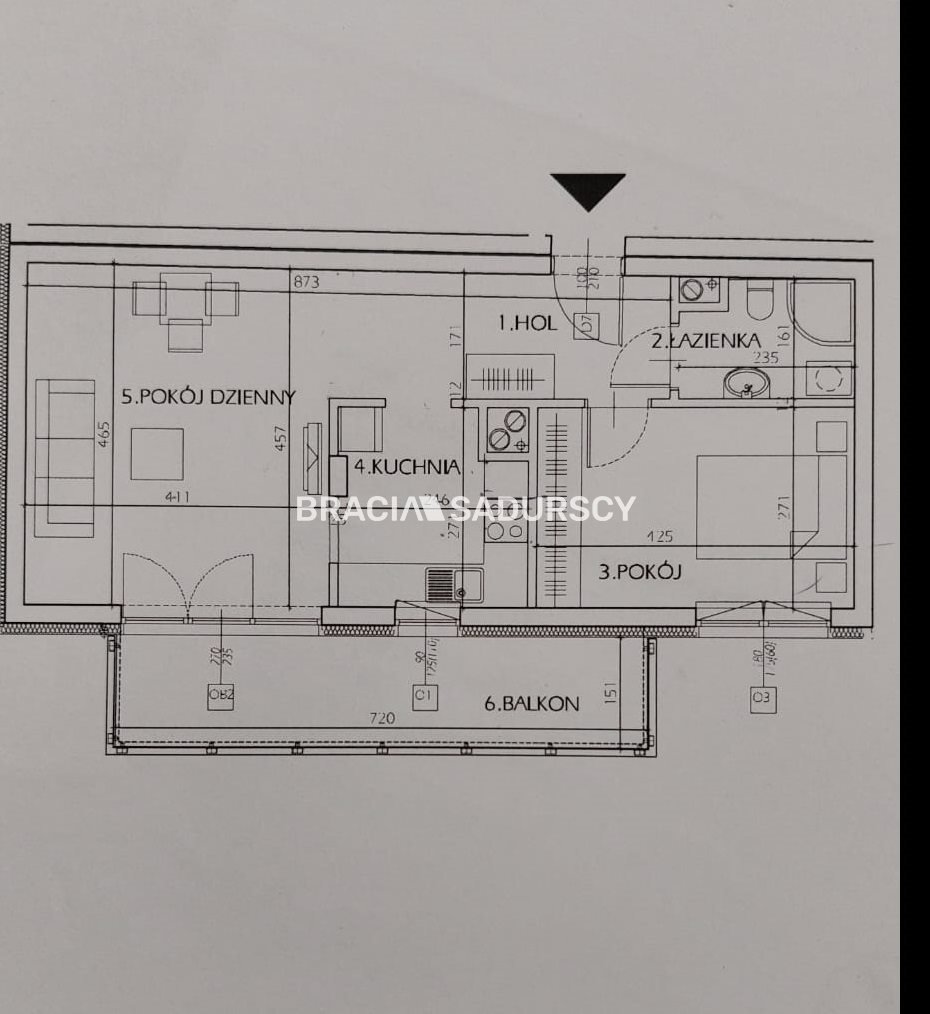 Mieszkanie dwupokojowe na sprzedaż Kraków, Grzegórzki, Osiedle Wieczysta, Ostatnia  48m2 Foto 4