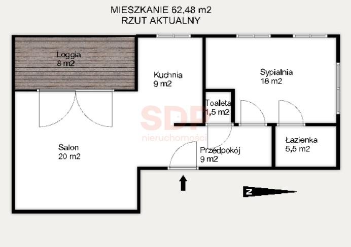 Mieszkanie dwupokojowe na sprzedaż Wrocław, Krzyki, Krzyki  62m2 Foto 15