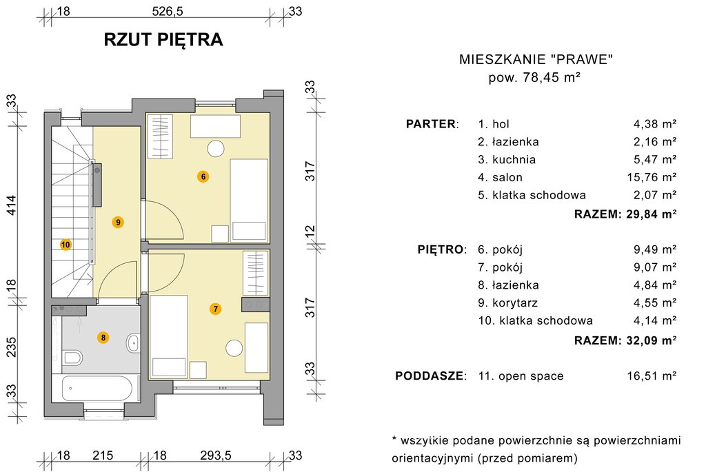 Mieszkanie czteropokojowe  na sprzedaż Kraków, Opatkowice, Opatkowice, Borowinowa  78m2 Foto 2
