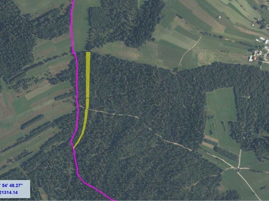 Działki leśne w Morawczynie, 4107 m², las, spokój Morawczyna  4 107m2 Foto 1