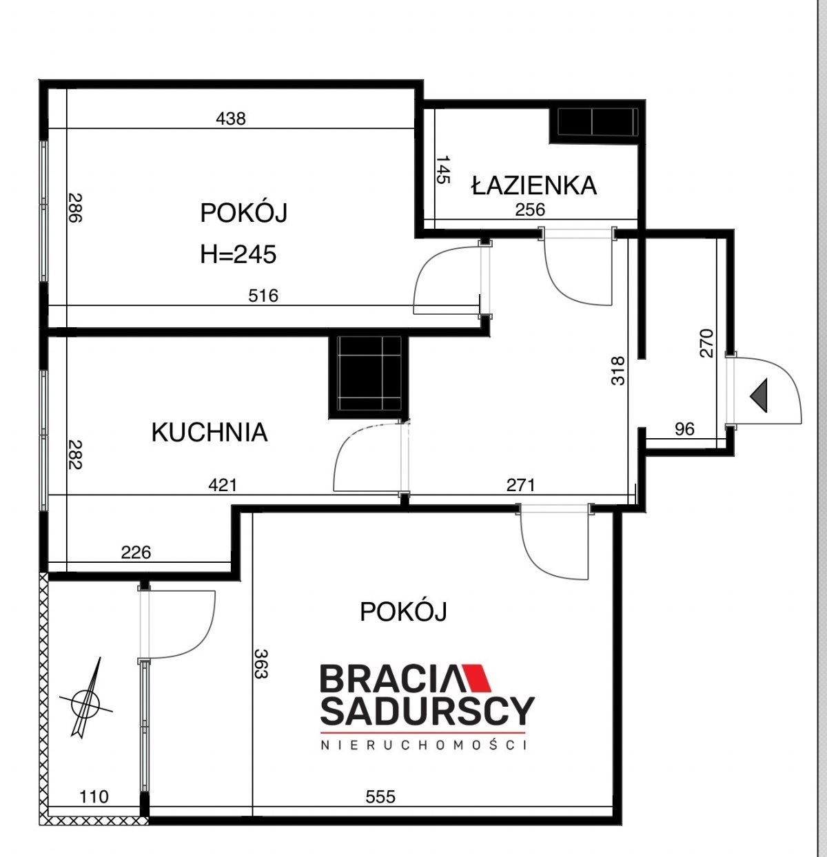 Mieszkanie dwupokojowe na sprzedaż Kraków, Mistrzejowice, Mistrzejowice, os. Oświecenia  54m2 Foto 4