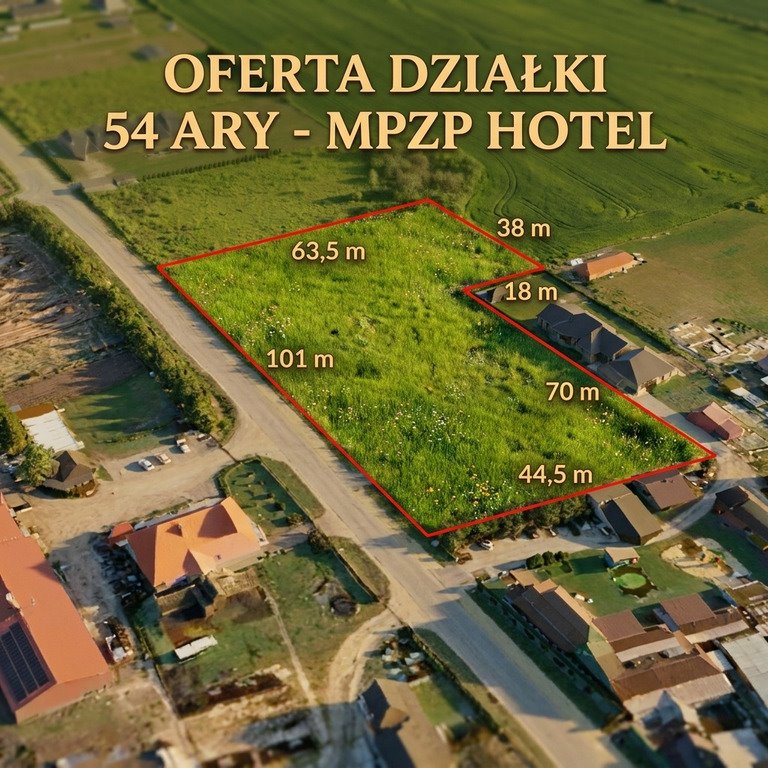 Działka pod hotel nad morzem, 0,54 ha, Rusinowo Rusinowo, Bajkowa  5 457m2 Foto 1
