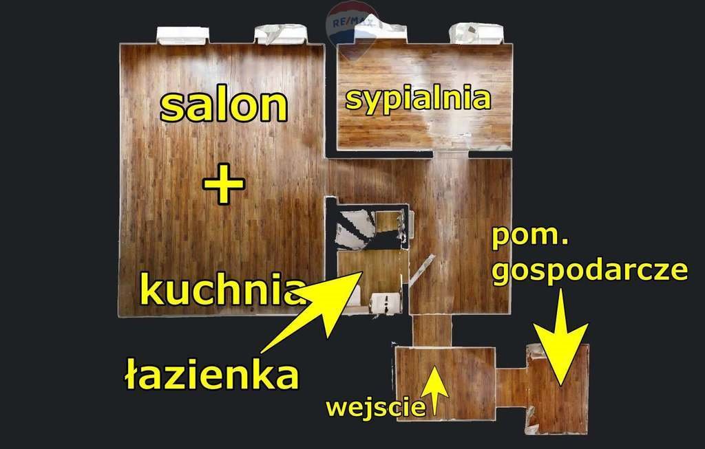 Mieszkanie dwupokojowe na sprzedaż Cieszyn  59m2 Foto 3