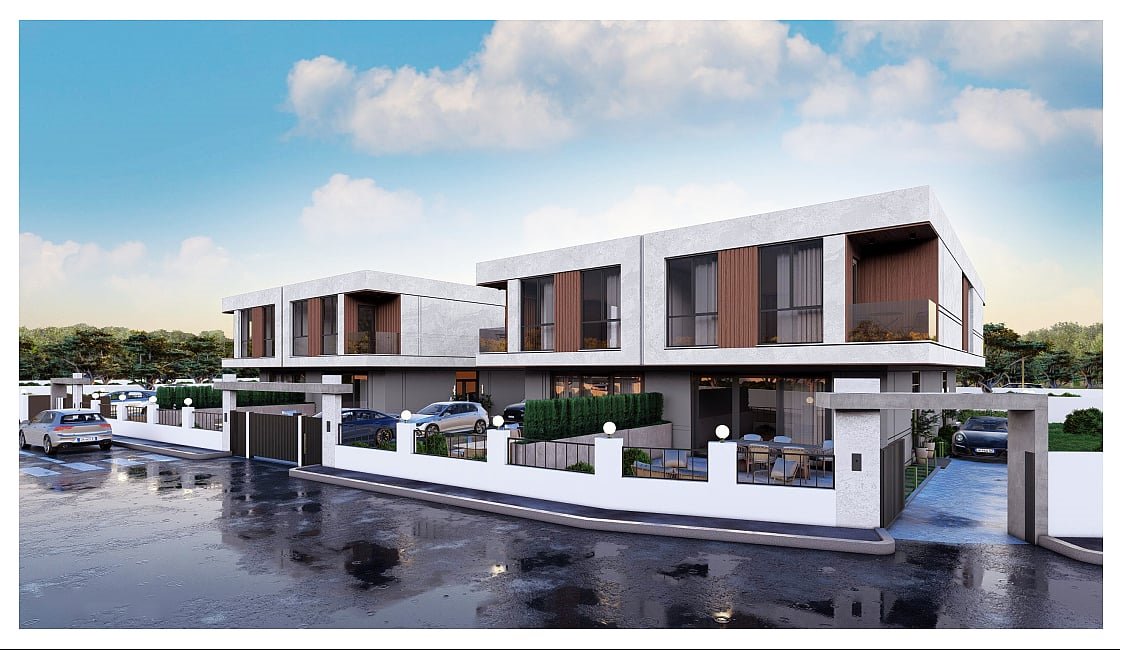 Nowoczesne wille z ogrodem w Nilüfer, 3 sypialnie Turcja, Gökçe, Gökçe, Nilüfer, Bursa  160m2 Foto 1