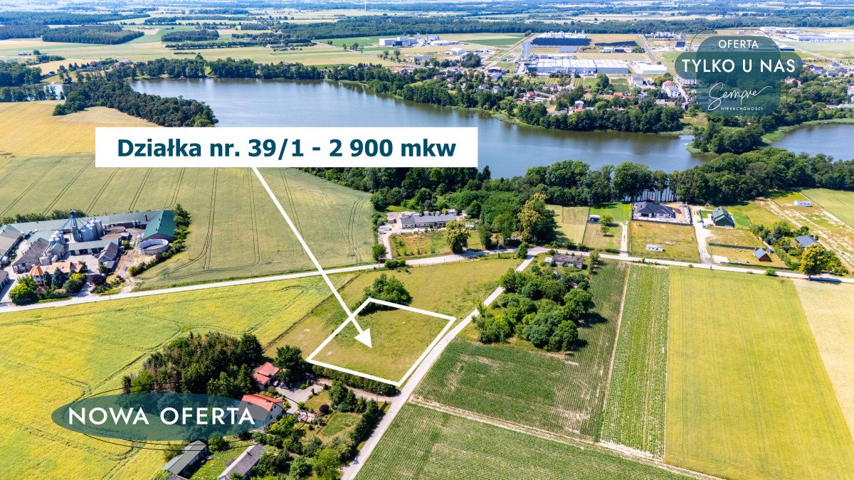 Działka 2900 m² pod dom z widokiem na jezioro w Stępce Stępka  2 900m2 Foto 1