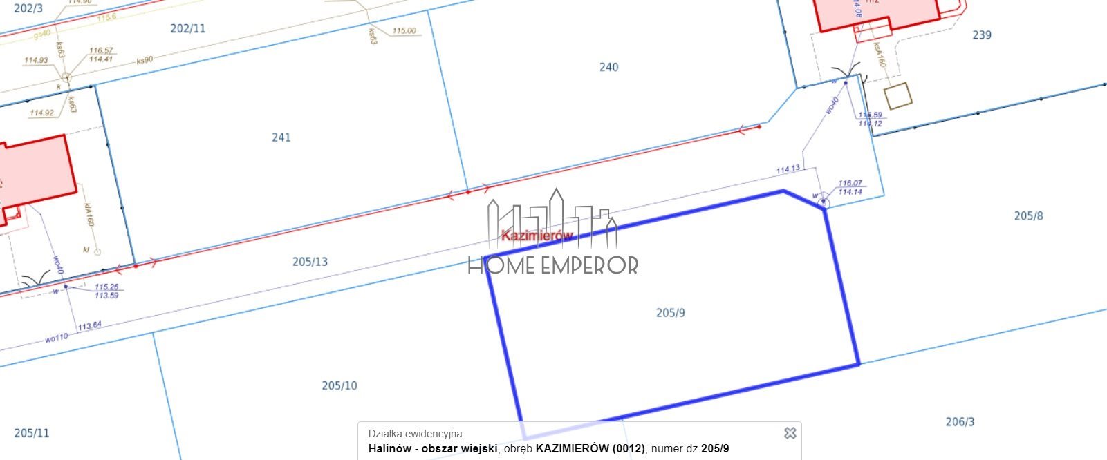 Działka budowlana na sprzedaż Kazimierów, Agrestowa  806m2 Foto 3