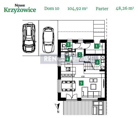 Dom na sprzedaż Krzyżowice, Wierzbica  105m2 Foto 3