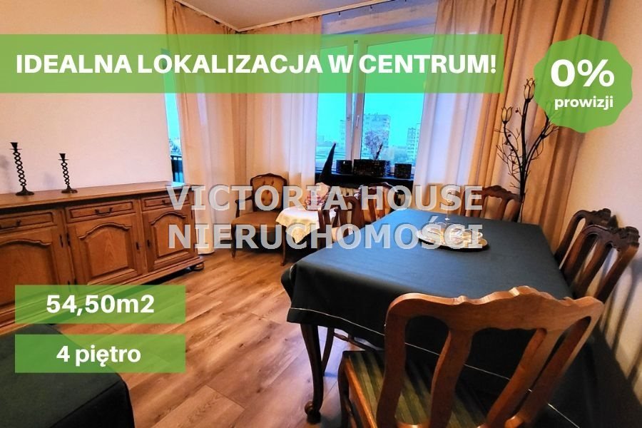 Mieszkanie trzypokojowe na sprzedaż Ełk, Centrum  55m2 Foto 1