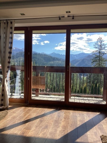 Apartament z kominkiem i widokiem na Tatry, balkon, parking Zakopane  55m2 Foto 1