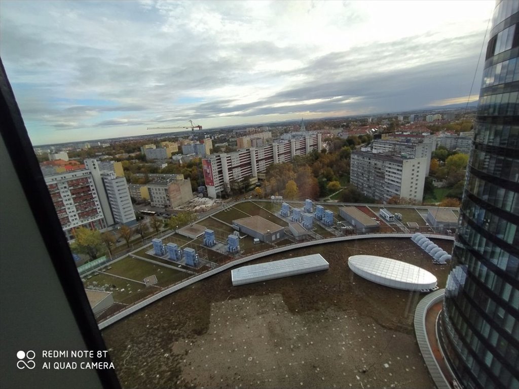 Mieszkanie dwupokojowe na sprzedaż Wrocław, Krzyki, Borek, APARTAMENT W SKY TOWER  58m2 Foto 8