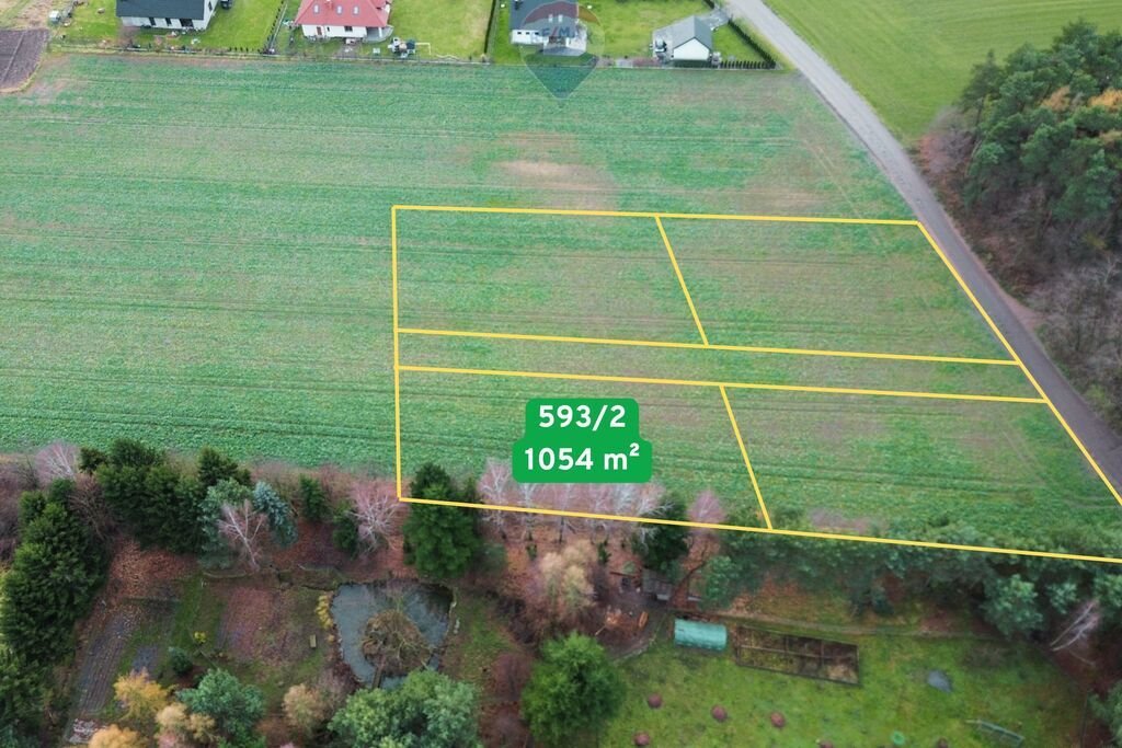 Działka budowlana na sprzedaż Mojęcice  1 054m2 Foto 1