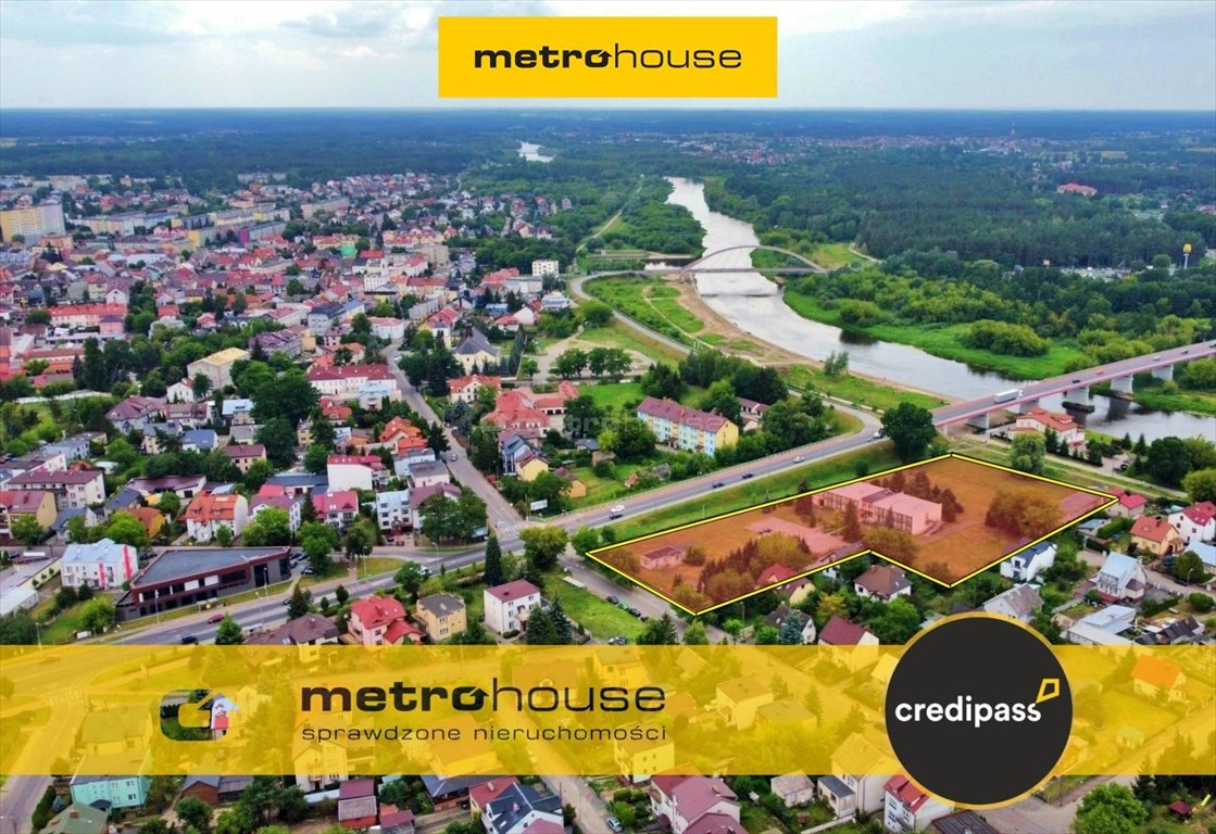 Działka z hotelem 10 749 m², pełne media, inwestycja. Ostrołęka, Szpitalna  10 749m2 Foto 1