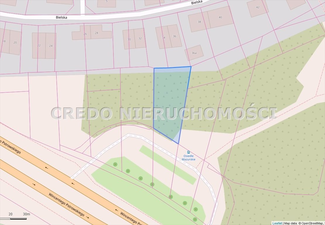 Działka budowlana na sprzedaż Olsztyn, Mazurskie, Pstrowskiego  840m2 Foto 5