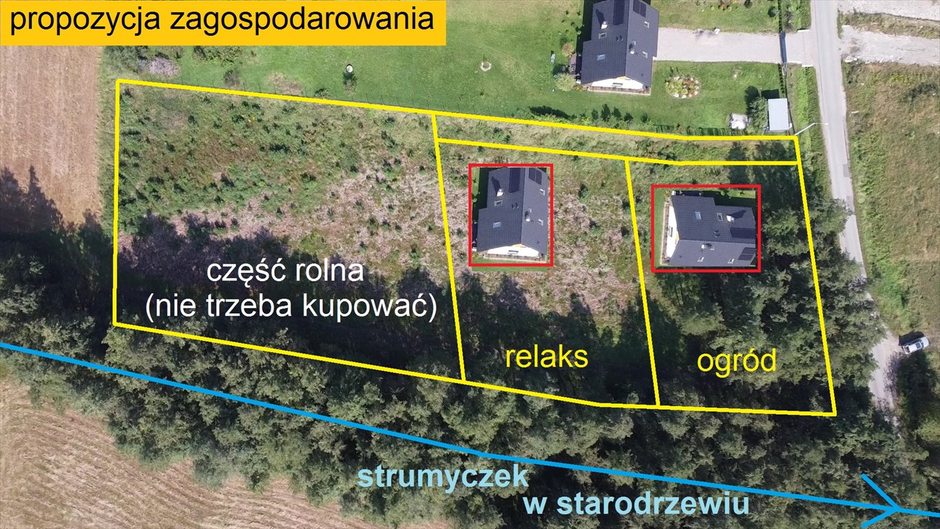 Działka budowlana na sprzedaż Chorągwica  2 498m2 Foto 13