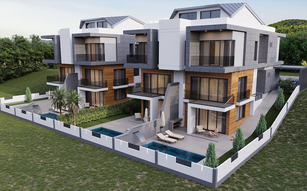 Luksowne wille z prywatnym basenem i widokiem na morze Turcja, Altıntaş, Altıntaş, Aksu, Antalya  240m2 Foto 1
