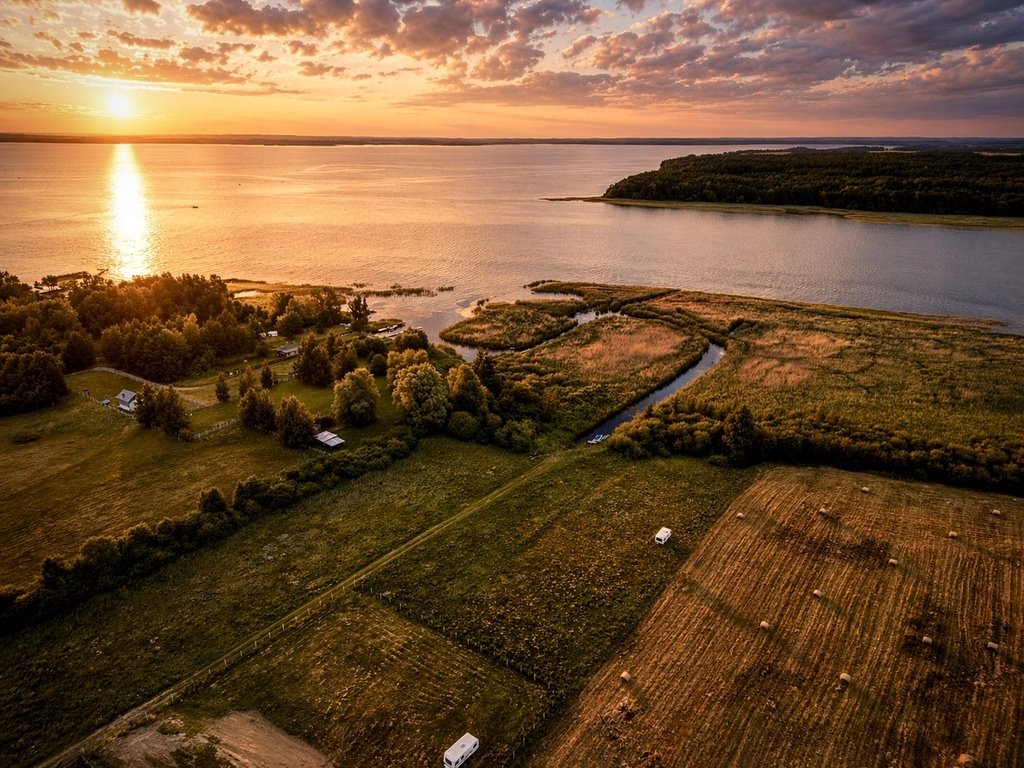Działka nad Śniardwami - 2034 m² z dostępem do jeziora Zdory  2 034m2 Foto 1