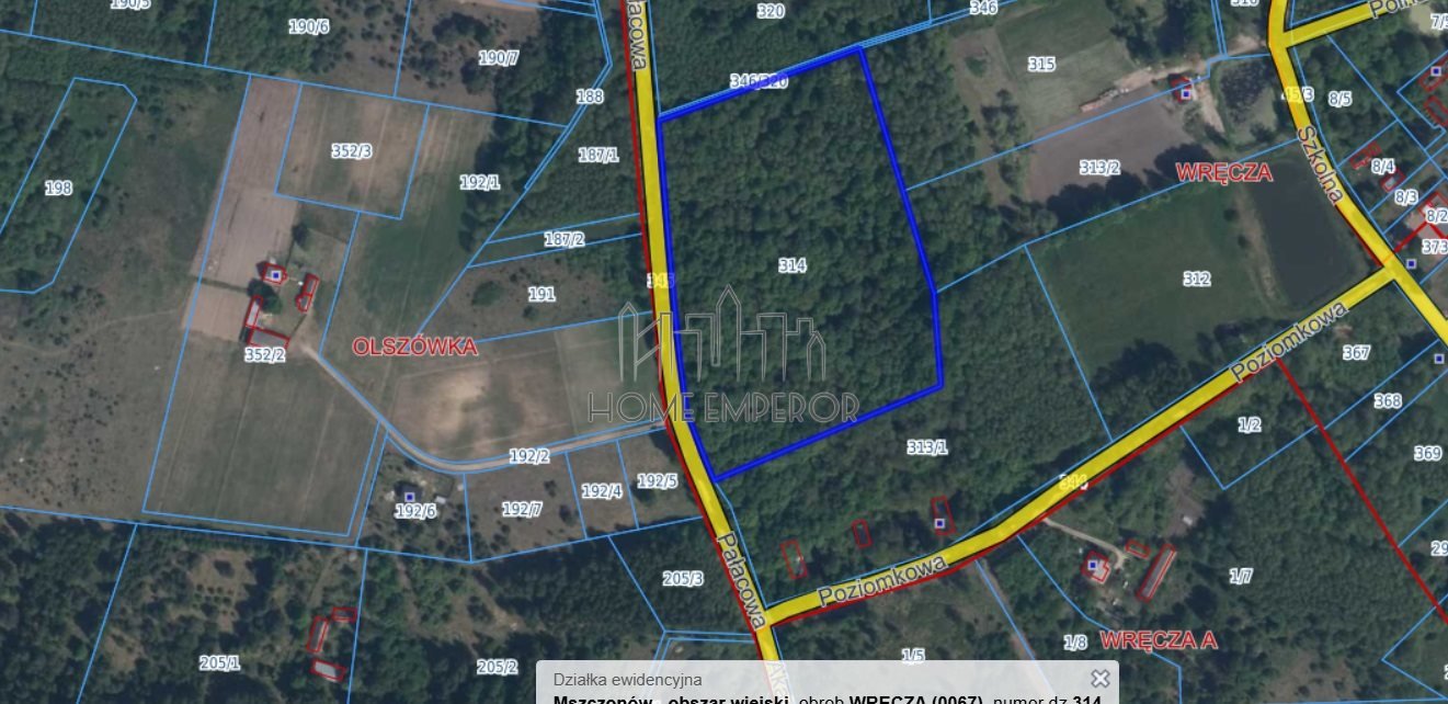Do sprzedania działka 28 120 m² z planem zagospodarowania Wręcza, Pałacowa  28 120m2 Foto 1