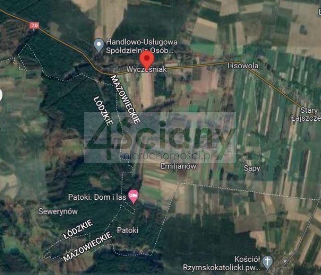 Polecam działkę 3000 m² pod dom i rekreację w Puszczy Mariańskiej Wycześniak  3 000m2 Foto 1