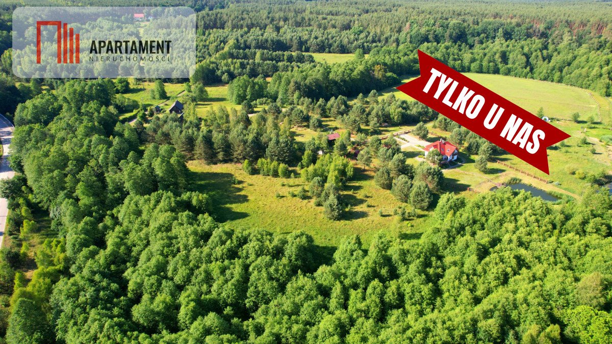 Działka 1157 m² z możliwością stawu i lasami w Borach Tucholskich Stara Rzeka  1 157m2 Foto 1