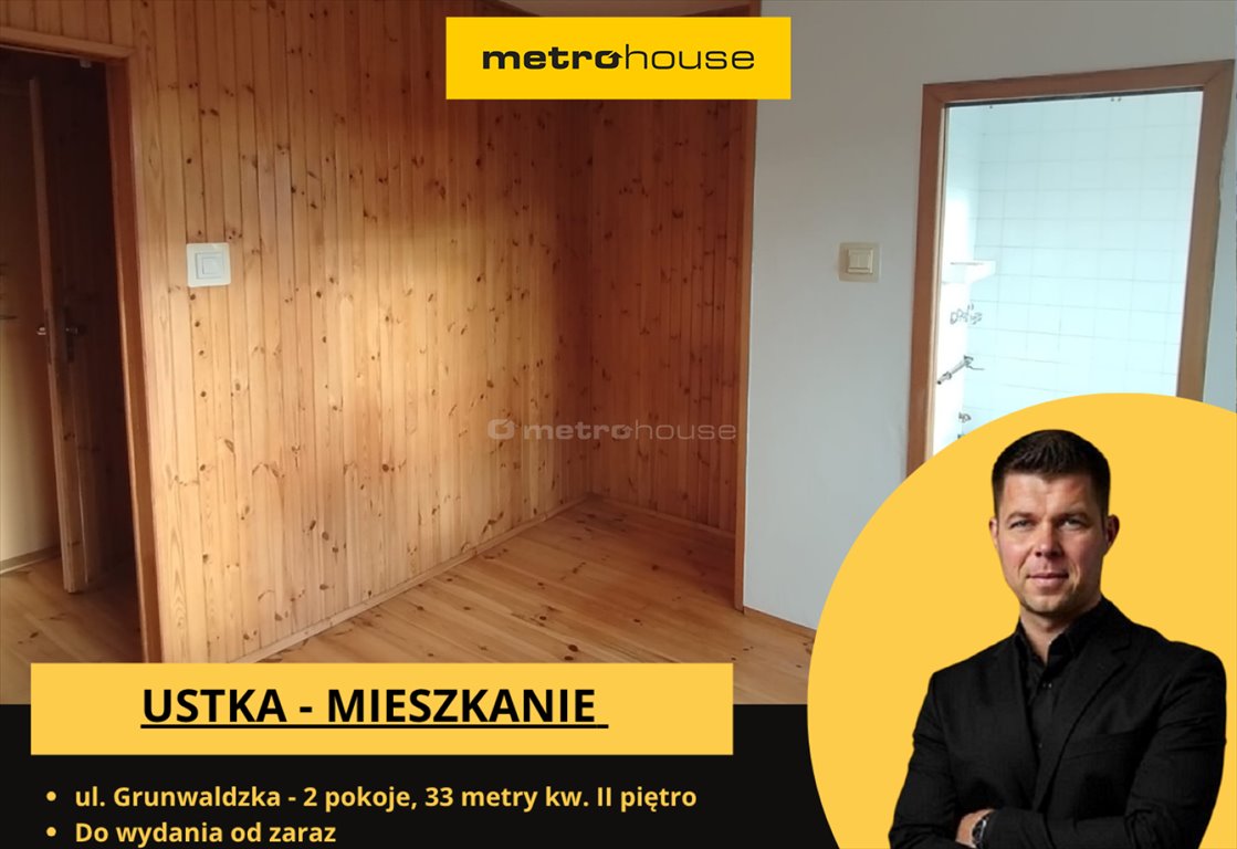 Na sprzedaż 2-pokojowe mieszkanie do własnej aranżacji w Ustce Ustka, Grunwaldzka  33m2 Foto 1