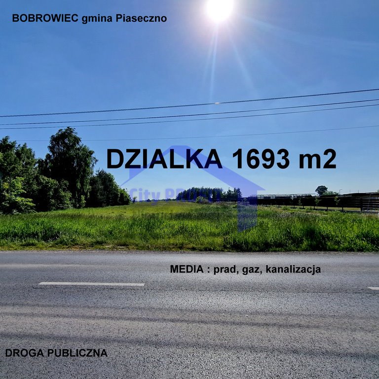 Działka budowlana na sprzedaż Bobrowiec  1 693m2 Foto 1