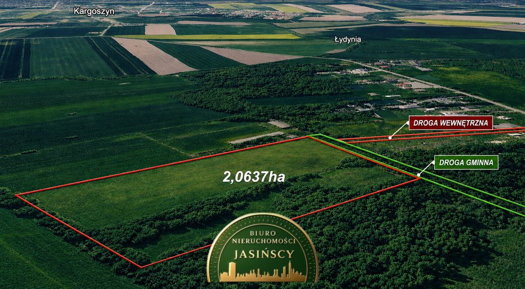 Działka rolna 2,06 ha z dostępem do drogi - polecam! Ropele  21 513m2 Foto 1
