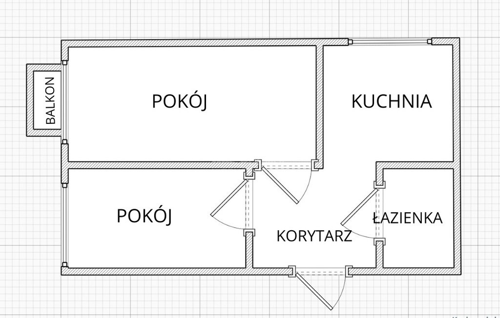 Mieszkanie trzypokojowe na sprzedaż Chełm, al. I Armii Wojska Polskiego  38m2 Foto 14