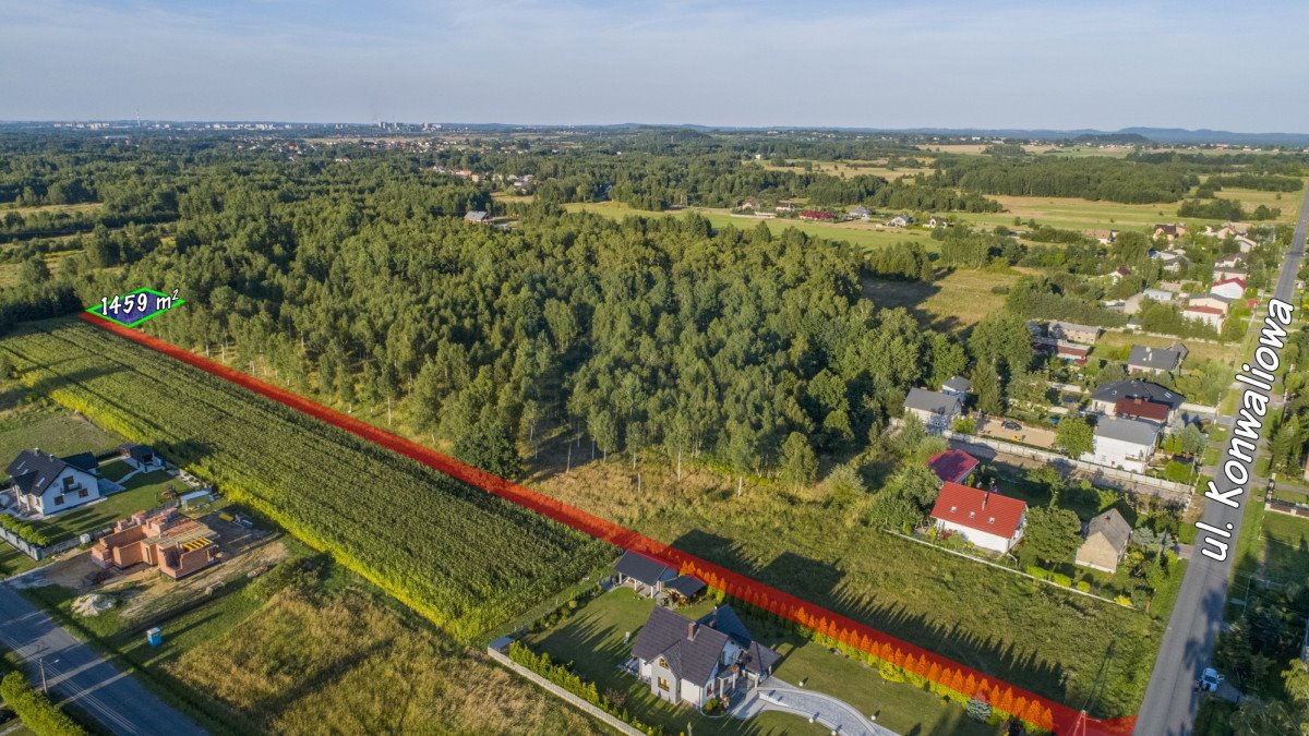 Działka budowlana na sprzedaż Poczesna  1 451m2 Foto 6