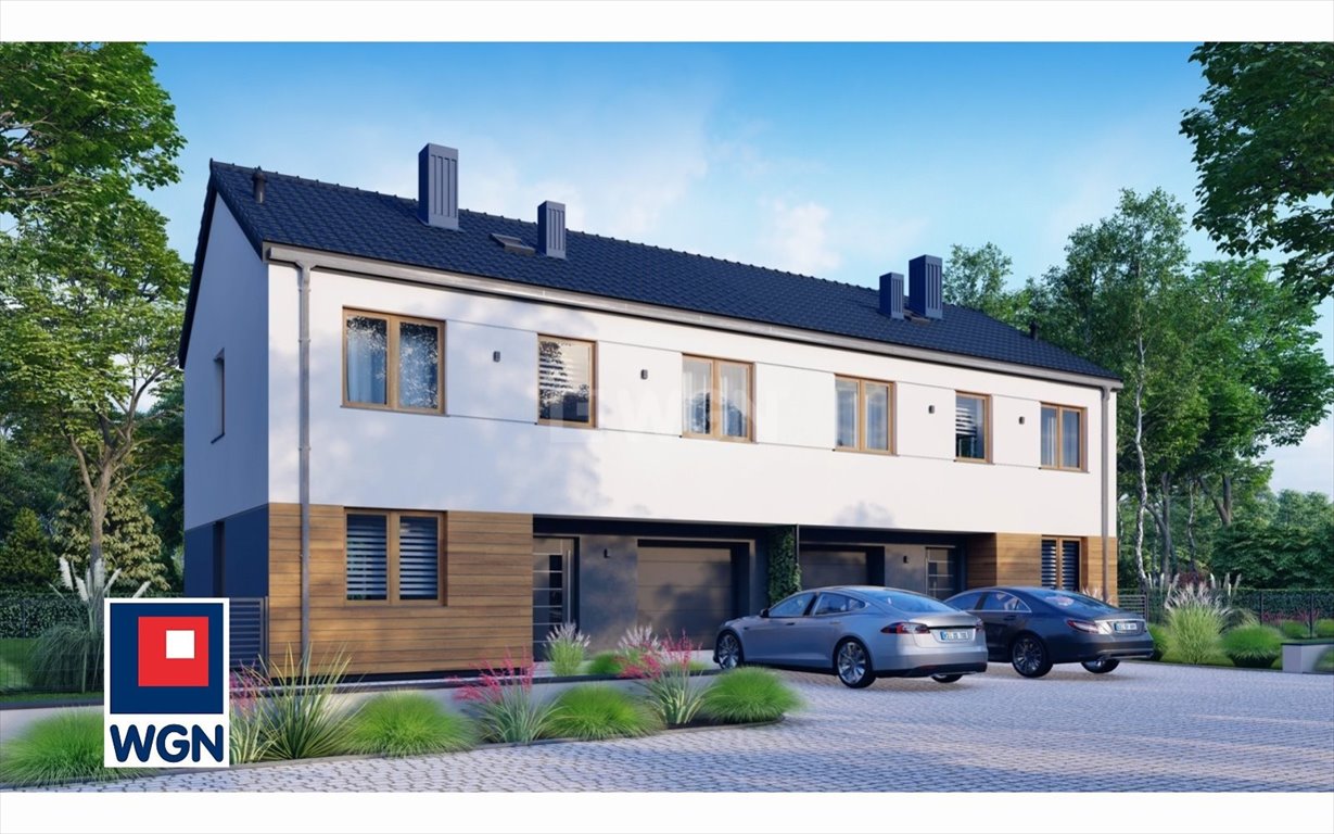 Nowoczesny dom dwulokalowy z garażem i panoramicznym widokiem Gronowo Górne, Kryształowa  116m2 Foto 1